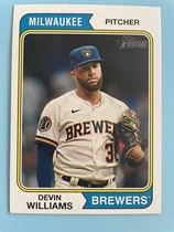 2023 Topps Heritage High Number #656 Devin Williams