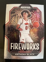2023 Panini Prizm Draft Picks Fireworks #10 Anthony Black