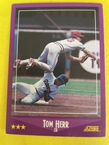 1988 Score Base Set #84 Tom Herr