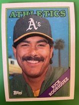 1988 Topps Base Set #166 Rick Rodriguez