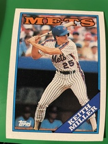 1988 Topps Base Set #382 Keith Miller