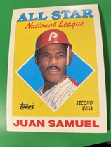 1988 Topps Base Set #398 Juan Samuel