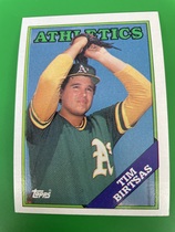 1988 Topps Base Set #501 Tim Birtsas