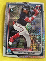 2024 Bowman Chrome Mega Box Prospects (Mojo Refractor) #BCP-129 Byron Chourio