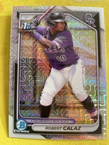 2024 Bowman Chrome Mega Box Prospects (Mojo Refractor) #BCP-131 Robert Calaz