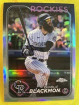 2024 Topps Chrome Refractor #157 Charlie Blackmon