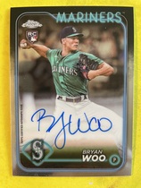 2024 Topps Chrome Rookie Autos #RA-BWO Bryan Woo