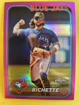 2024 Topps Chrome Pink Refractor #27 Bo Bichette