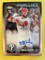 2024 Topps Chrome Rookie Autos #RA-WWI Weston Wilson