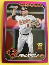 2024 Topps Chrome Pink Refractor #36 Gunnar Henderson