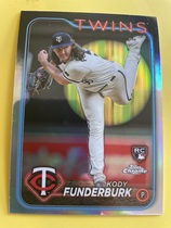 2024 Topps Chrome Refractor #297 Kody Funderburk