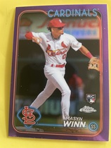 2024 Topps Chrome Purple Refractor #189 Masyn Winn