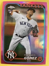 2024 Topps Chrome Pink Refractor #160 Yoendrys Gomez