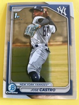 2024 Bowman Chrome Prospects #BCP-175 Jose Castro