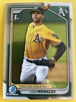 2024 Bowman Chrome Prospects #BCP-157 Luis Morales