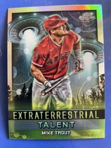 2024 Topps Chrome Cosmic Extraterrestrial Talent #ET-10 Mike Trout