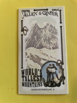 2024 Topps Allen & Ginter Mini Worlds Tallest Mountains #WTM-13 Gasherbrum Ii