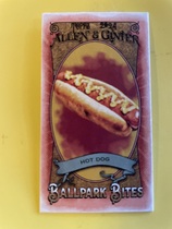 2024 Topps Allen & Ginter Mini Ballpark Bites #BB-1 Hot Dog