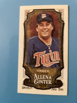 2024 Topps Allen & Ginter Mini #347 Kent Hrbek