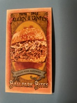 2024 Topps Allen & Ginter Mini Ballpark Bites #BB-8 Pulled Pork Sandwich