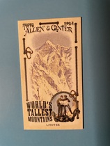 2024 Topps Allen & Ginter Mini Worlds Tallest Mountains #WTM-4 Lhotse