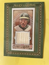 2024 Topps Allen & Ginter Mini Framed Relics #MFR-RHE Rickey Henderson