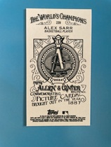 2024 Topps Allen & Ginter Mini A&G Back #239 Alex Sarr