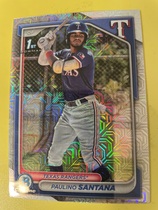 2024 Bowman Chrome Mega Box Prospects (Mojo Refractor) #BCP-245 Paulino Santana