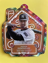 2024 Topps Holiday Oversized Die Cut MLB Ornament #MLBO-11 Jasson Dominguez