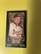 2024 Topps Allen & Ginter Mini Black Border #159 Chipper Jones