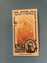 2024 Topps Allen & Ginter Mini Worlds Tallest Mountains #WTM-3 Kanchenjunga