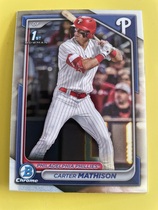 2024 Bowman Chrome Draft #BDC-127 Carter Mathison