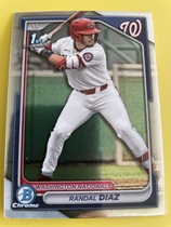 2024 Bowman Chrome Draft #BDC-199 Randal Diaz