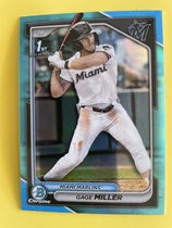 2024 Bowman Chrome Draft Blue Refractor #BDC-64 Gage Miller