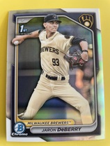 2024 Bowman Chrome Draft Refractor #BDC-6 Jaron Deberry