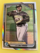 2024 Bowman Chrome Draft Refractor #BDC-116 Leo De Vries