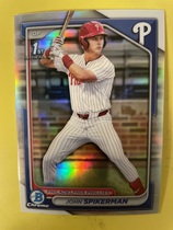 2024 Bowman Chrome Draft Refractor #BDC-49 John Spikerman