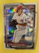 2024 Bowman Chrome Draft Refractor #BDC-100 Luke Holman