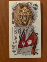 2024 Topps Allen & Ginter Mini Flags of the World #FOTW-25 Nepal