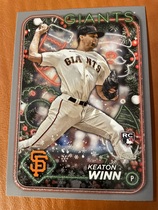 2024 Topps Holiday Silver Glitter #H164 Keaton Winn