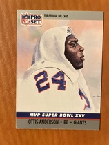 1991 Pro Set Base Set #25 Super Bowl XXV Art