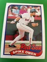 1989 Topps Base Set #123 Spike Owen