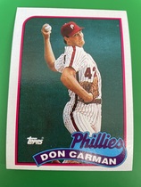 1989 Topps Base Set #154 Don Carman