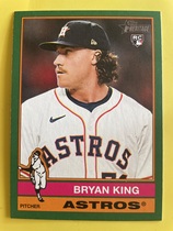2025 Topps Heritage Dark Green Border #208 Bryan King