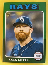2024 Topps Heritage High Number Green Border #713 Zack Littell