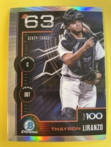 2025 Bowman Chrome Bowman Scouts Top 100 #BTP-63 Thayron Liranzo