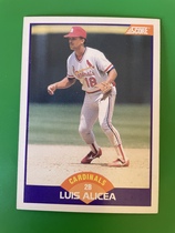 1989 Score Base Set #231 Luis Alicea