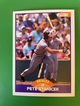 1989 Score Base Set #236 Pete Stanicek