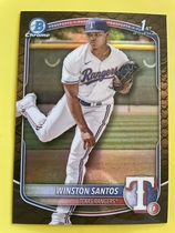 2025 Bowman Chrome Prospects Reptilian Refractor #BCP-121 Winston Santos