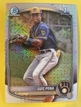 2025 Bowman Chrome Mega Box Prospects (Mojo Refractor) #BCP-38 Luis Pena